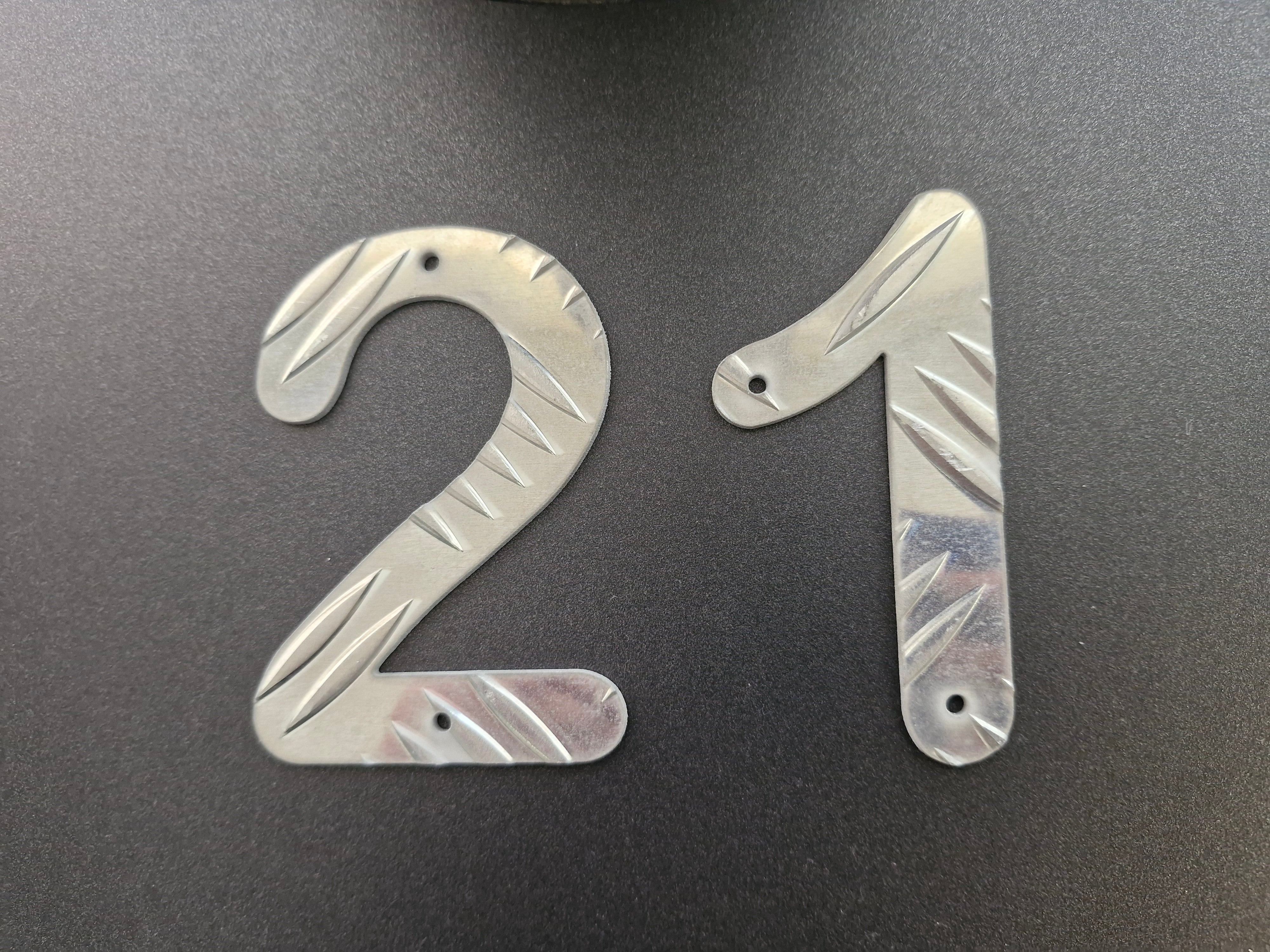 100mm High Numbers – Jensens Quality Metalworks