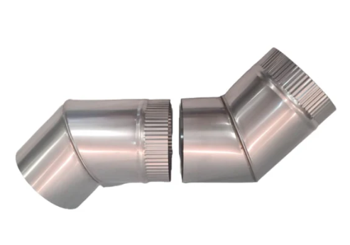 MAXIHEAT 6" BEND STAINLESS STEEL X 2 PER BOX