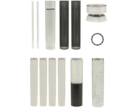 MAXI HEAT 6" DEC MESH FLUE KIT