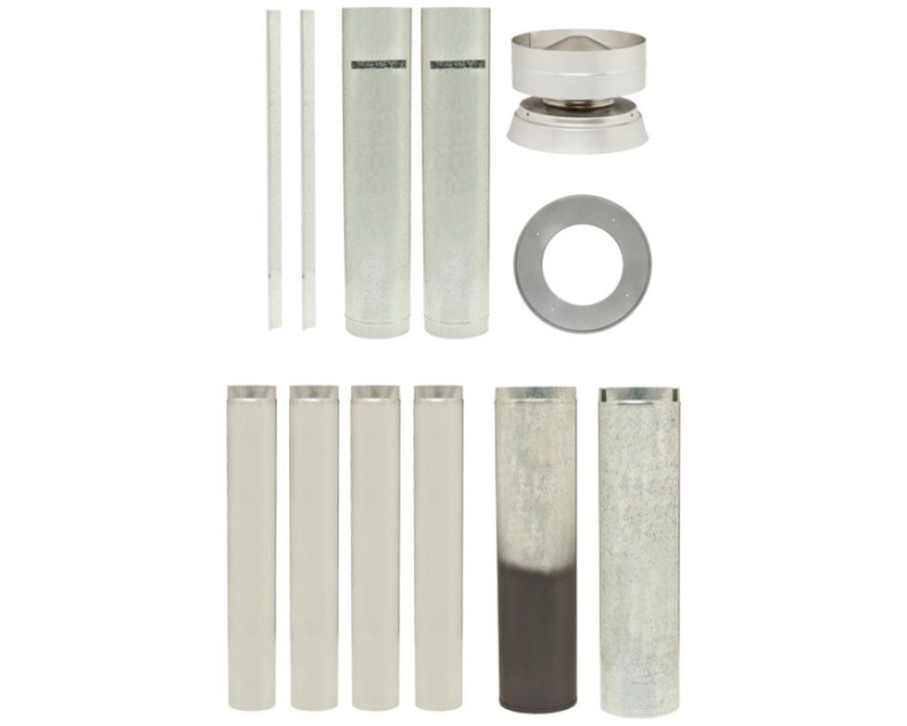 STAINLESS STEEL DEFAULT 6" FLUE KIT
