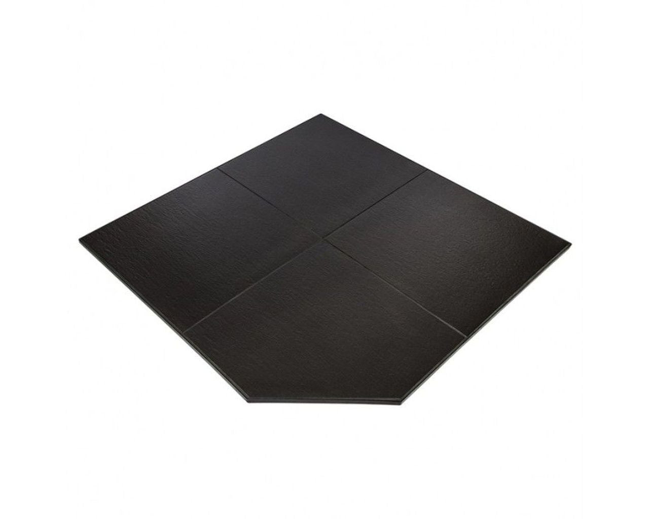 Maxiheat Corner Hearth Matt Grey