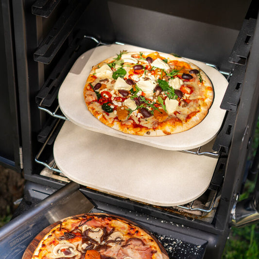 Wooshka Smoker Oven Pizza Stone Set
