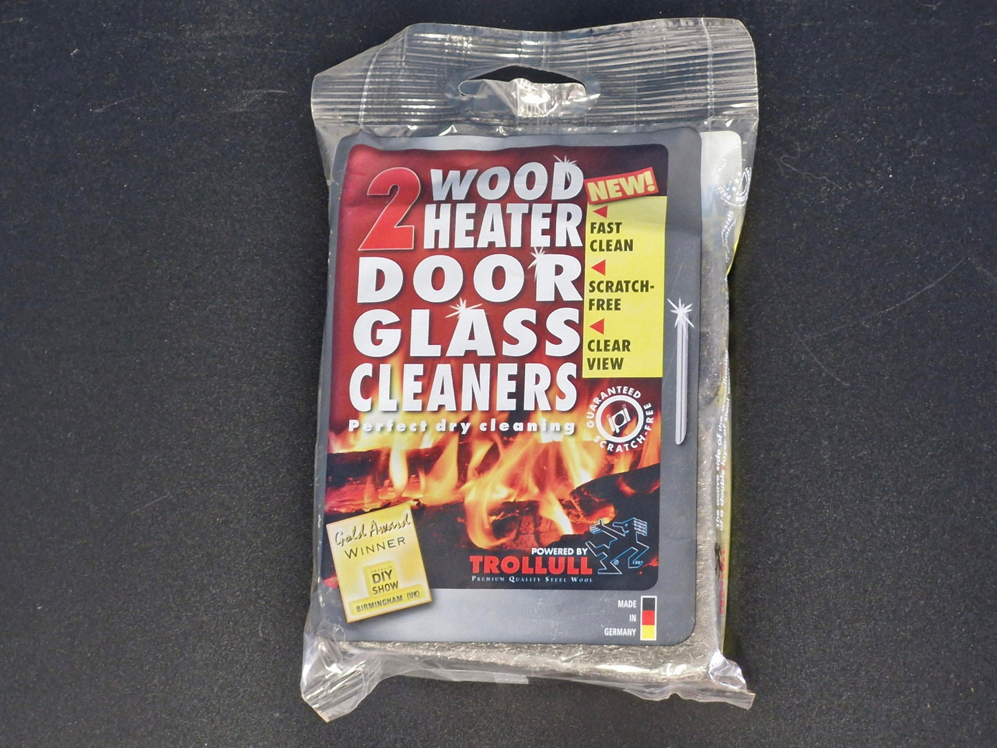 2 Wood Heater Door Glass Cleaners