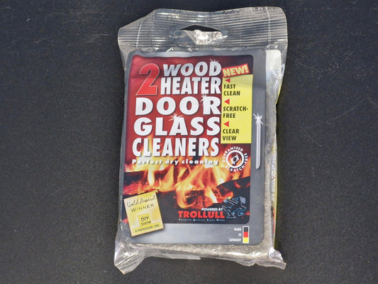 2 Wood Heater Door Glass Cleaners